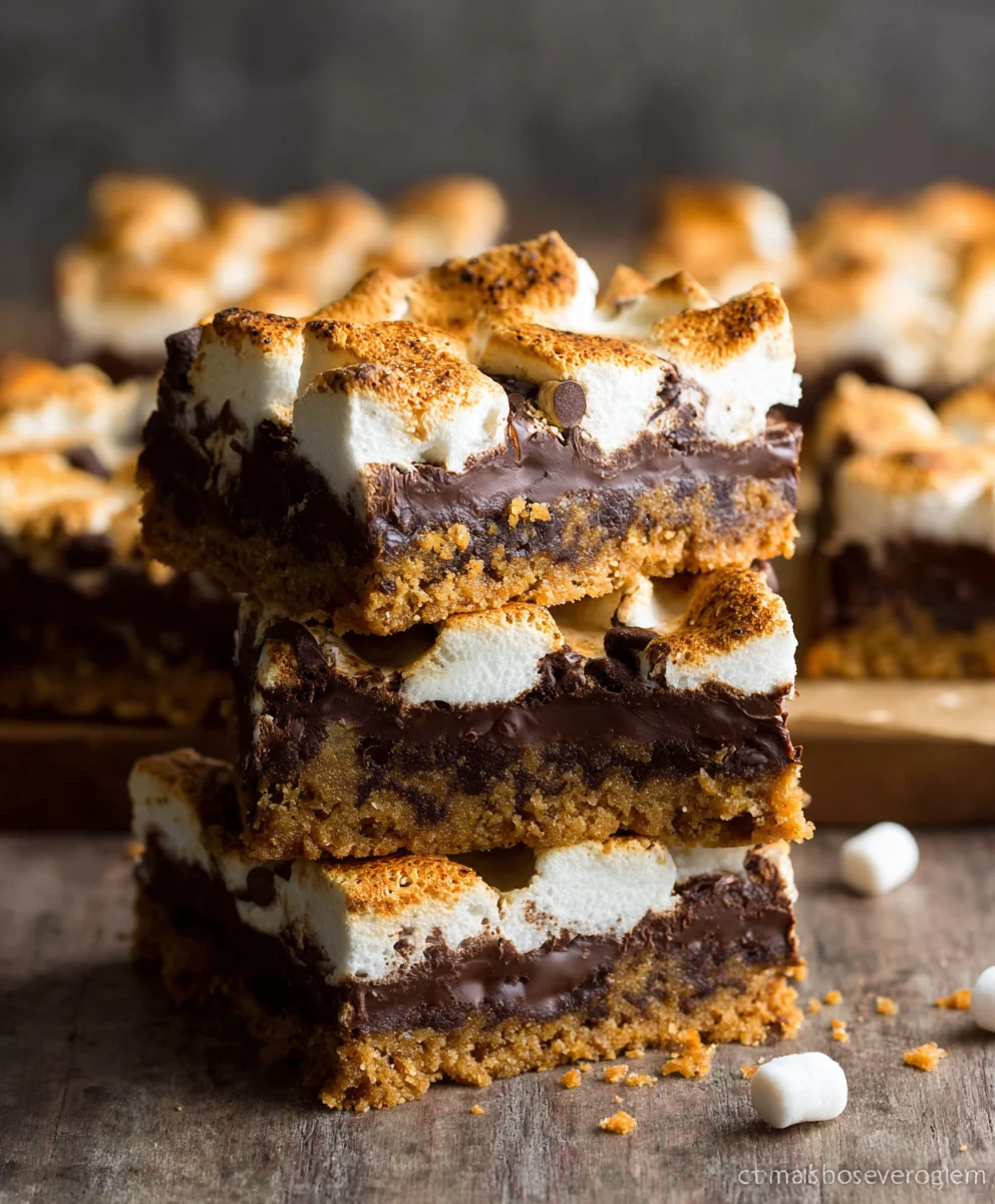 Easy S'more Bars-Decadent Chocolate Graham Lovers