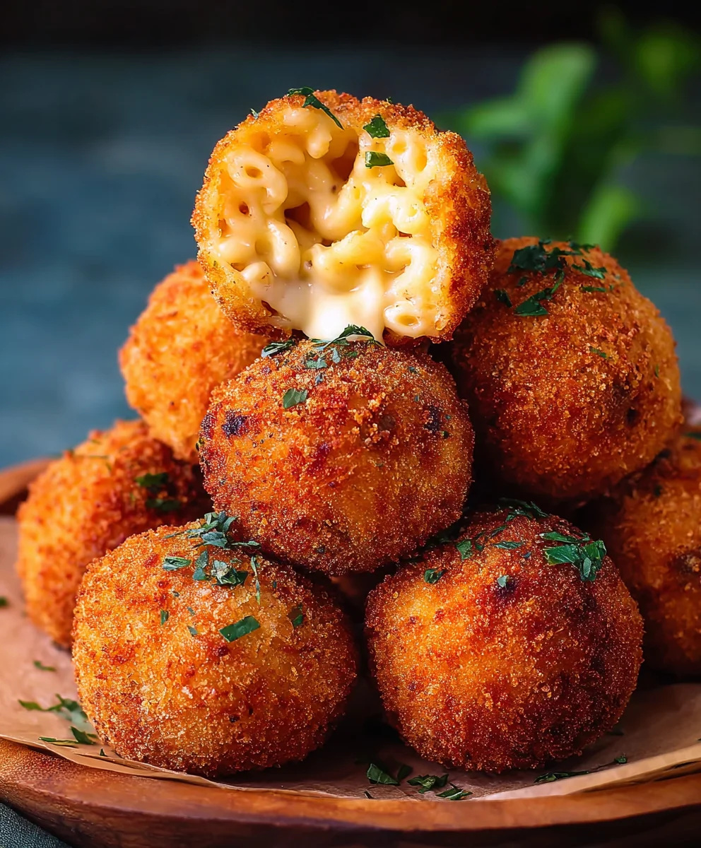 Crispy Fried Mac and Cheese Balls Recipe