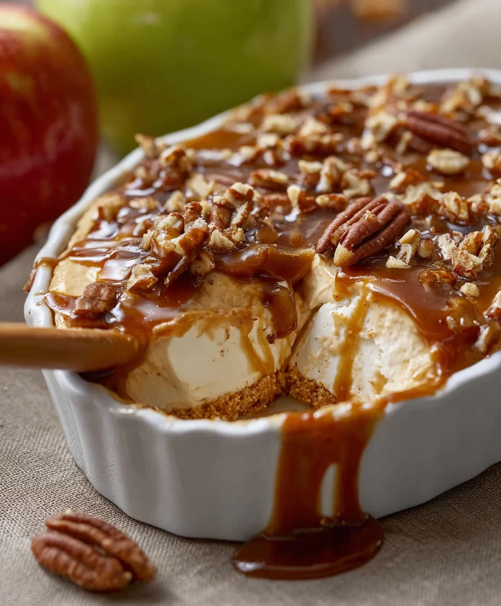 Caramel Apple Cheesecake Dip - Easy Sweet Treat