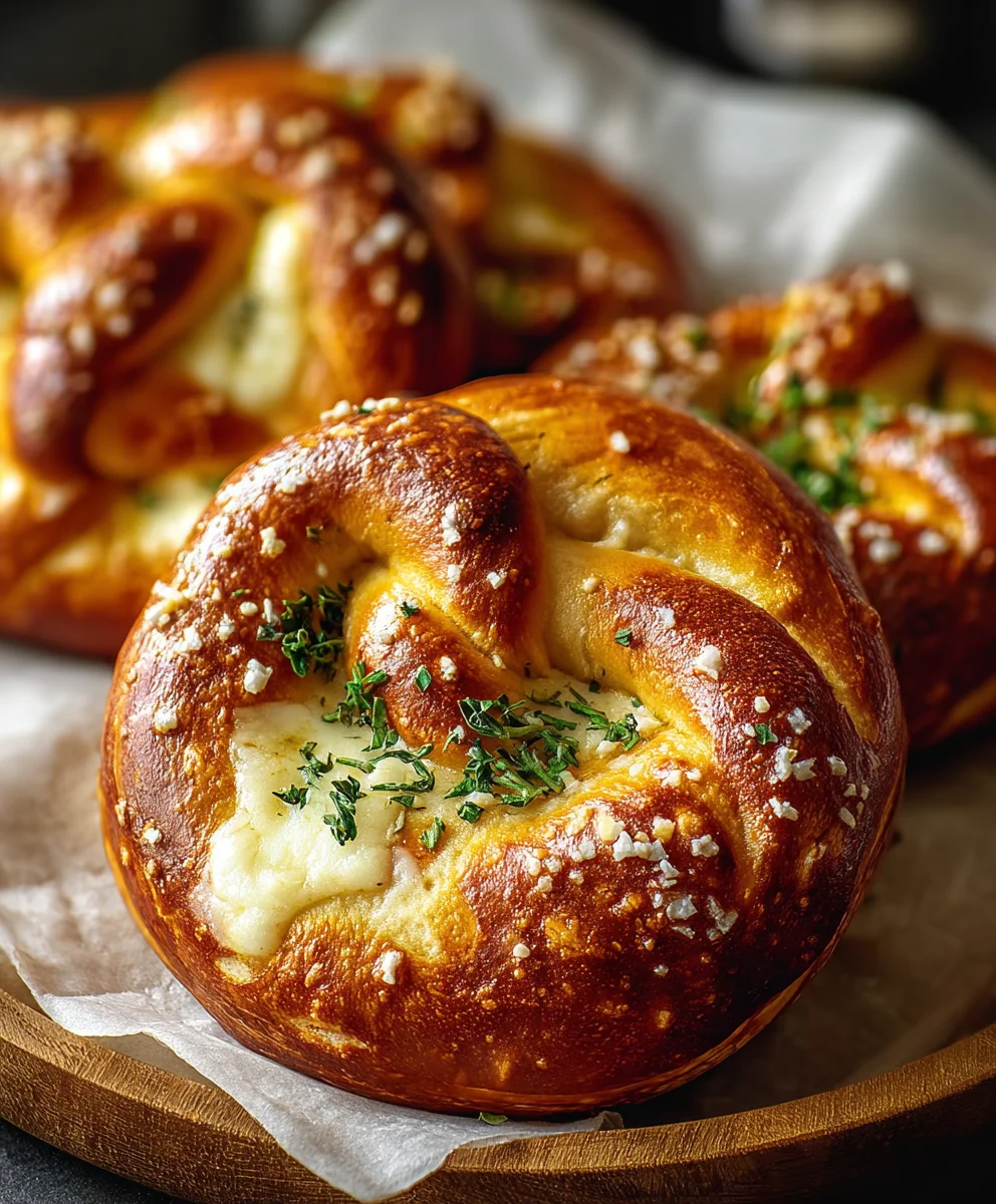 Cheesy Mozzarella Stuffed Soft Pretzels- Easy Recipe