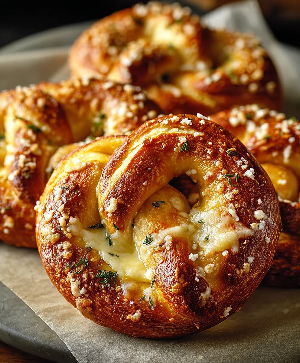 Cheesy Mozzarella Stuffed Soft Pretzels- Easy Recipe