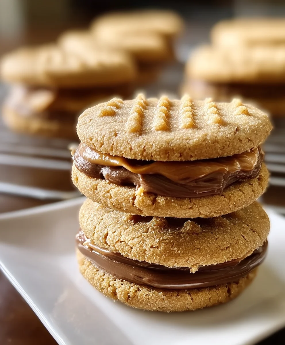 Easy Peanut Butter Sandwich Cookies Recipe