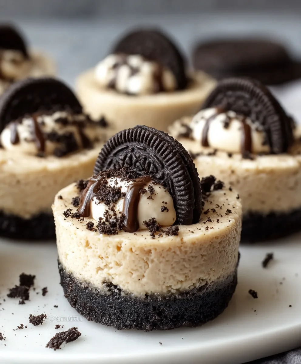 Mini Oreo Cheesecakes- Decadent No-Bake Dessert Recipe