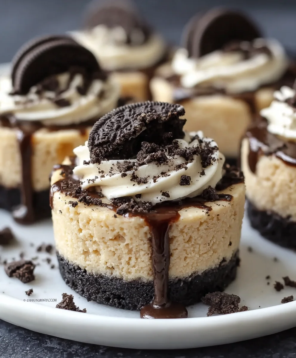 Mini Oreo Cheesecakes- Decadent Dessert Bites