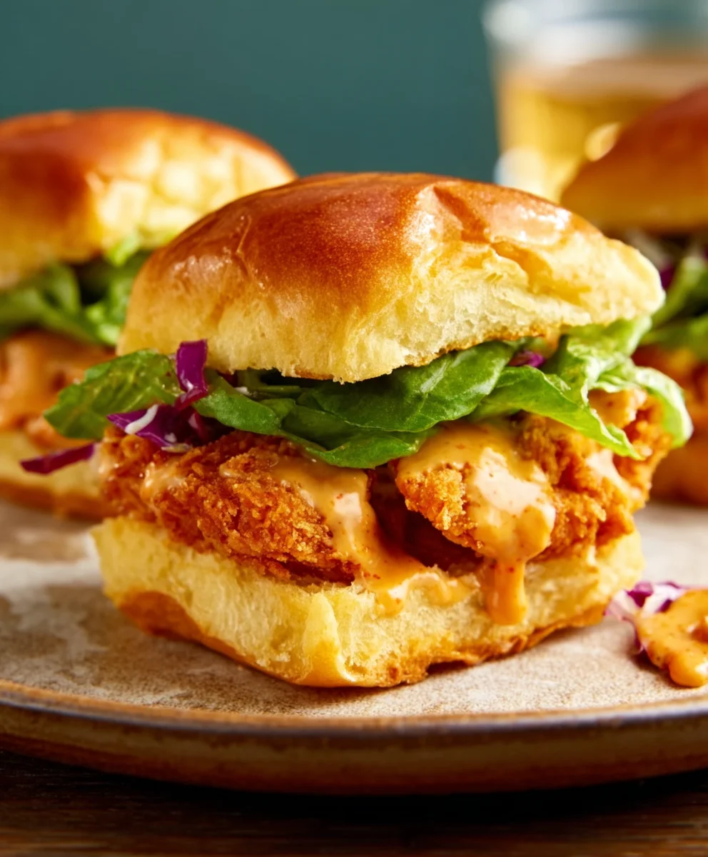 Bang Bang Chicken Sliders Easy Recipe - Quick Meal