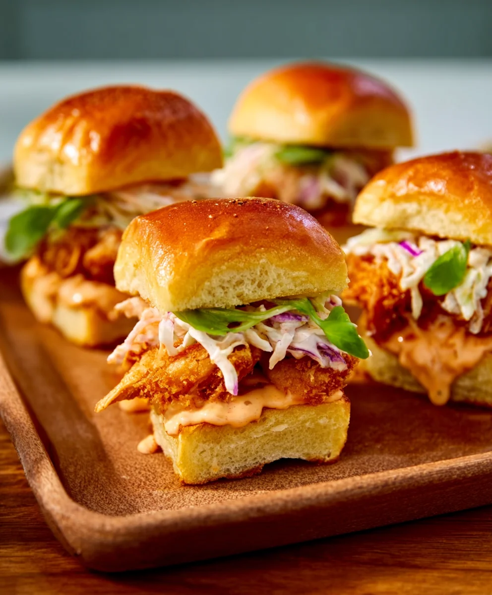 Bang Bang Chicken Sliders Easy Recipe - Quick Meal