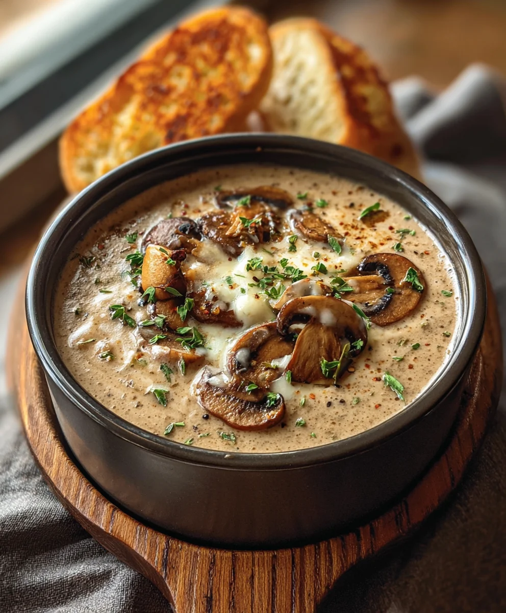 Creamy Mushroom Soup - Easy Comfort Food Recipe