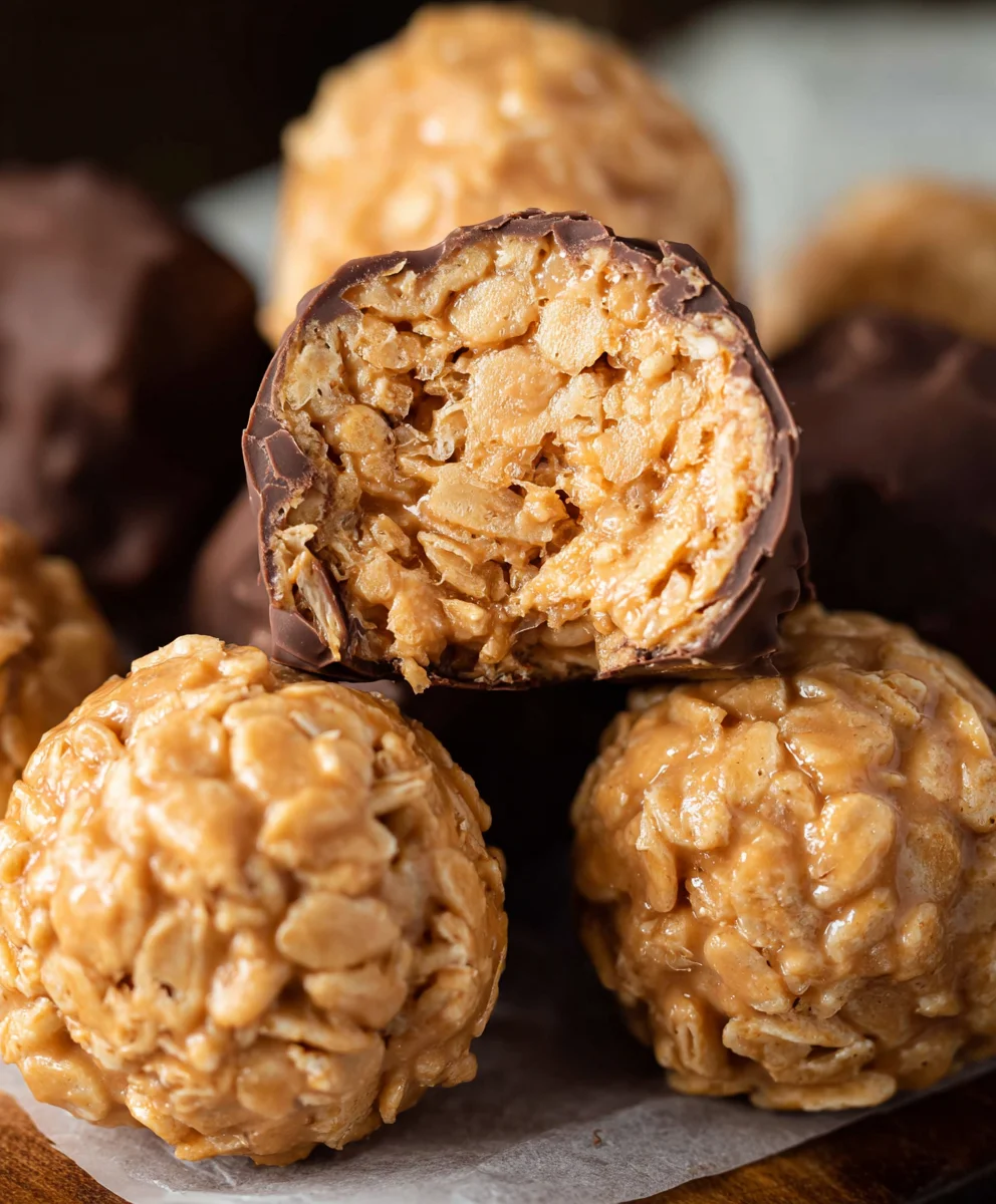 Easy Peanut Butter Rice Krispies Balls Recipe