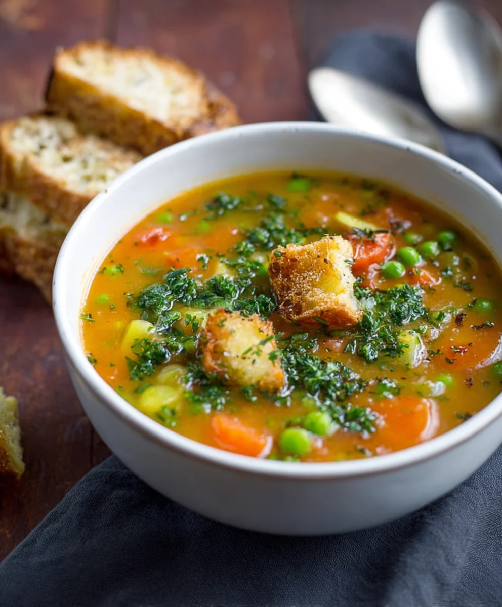 Hearty Vegetable Soup - Delicious & Easy Recipe