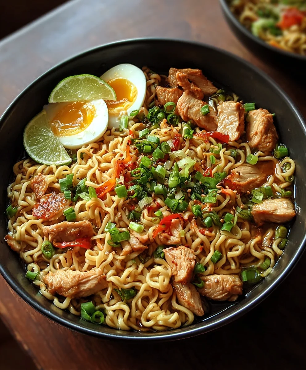 Easy Chicken Ramen Stir Fry