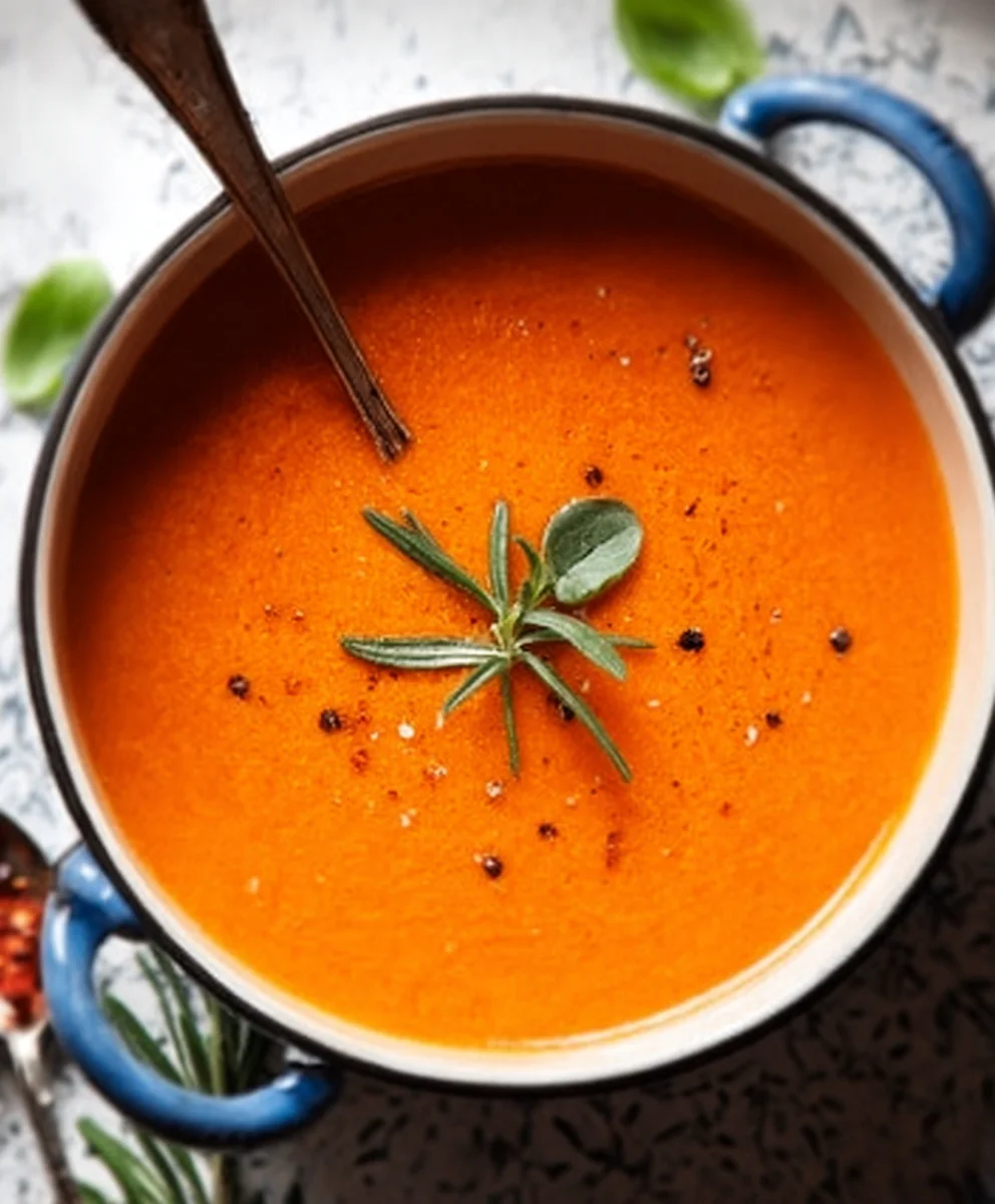 Creamy Tomato Soup - Cozy Winter Comfort Food