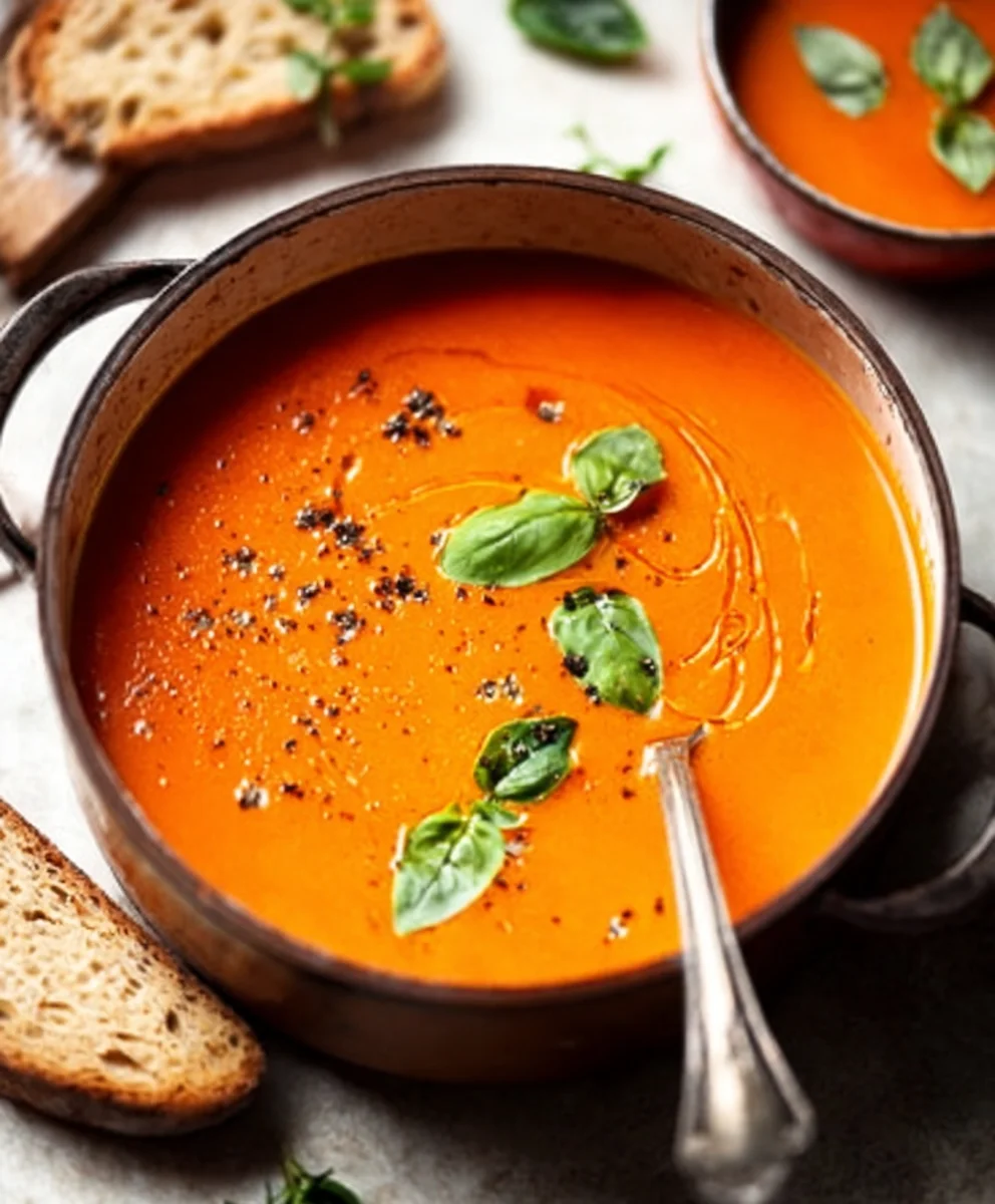Creamy Tomato Soup - Cozy Winter Comfort Food