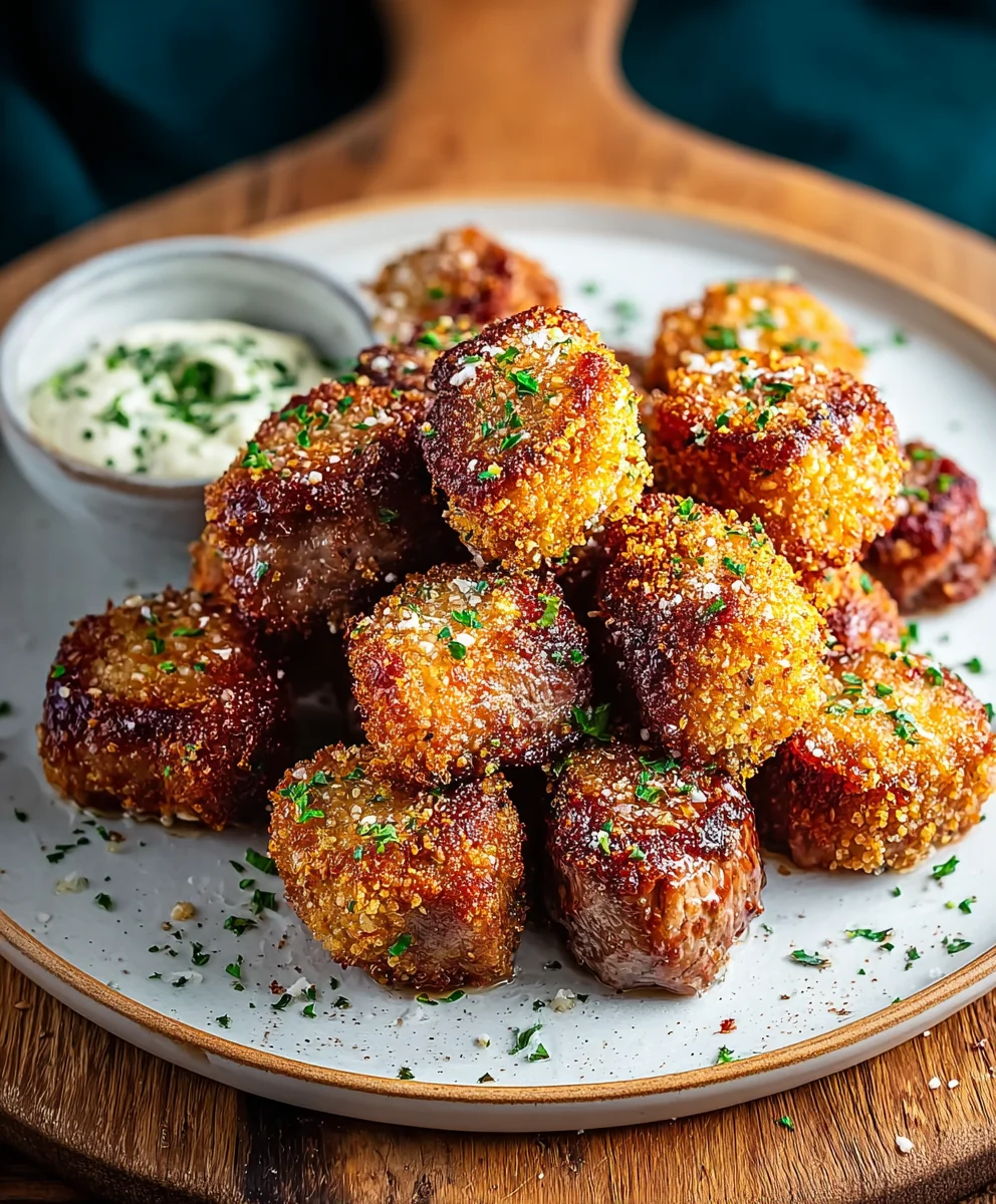 Air Fryer Beef Chop Bites- Easy Quick Recipe