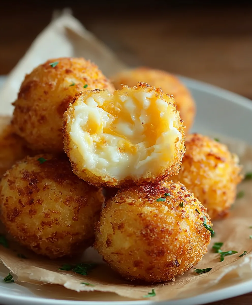 Crispy Potato Cheese Balls - Easy Appetizer Recipe