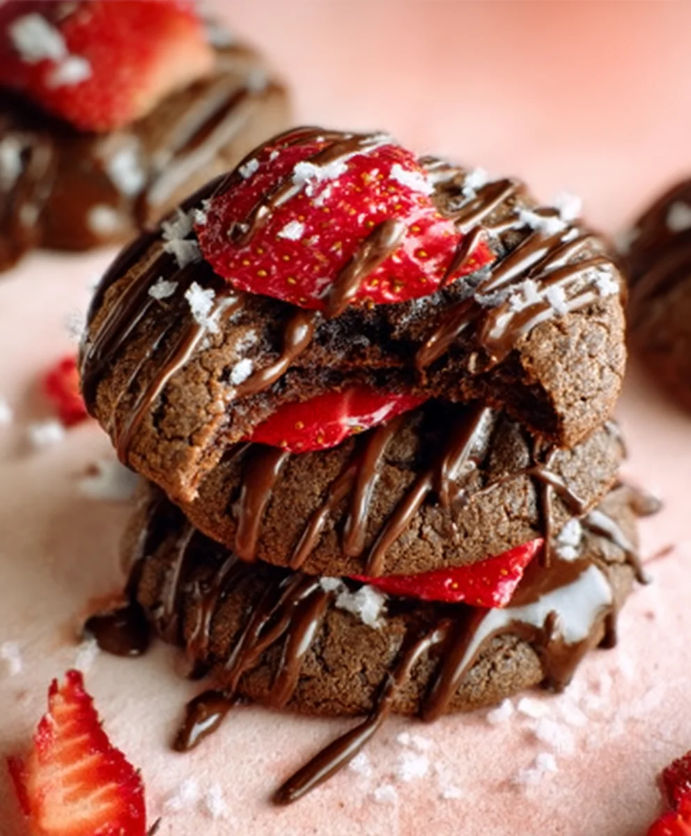 Chocolate Covered Strawberry Cookies