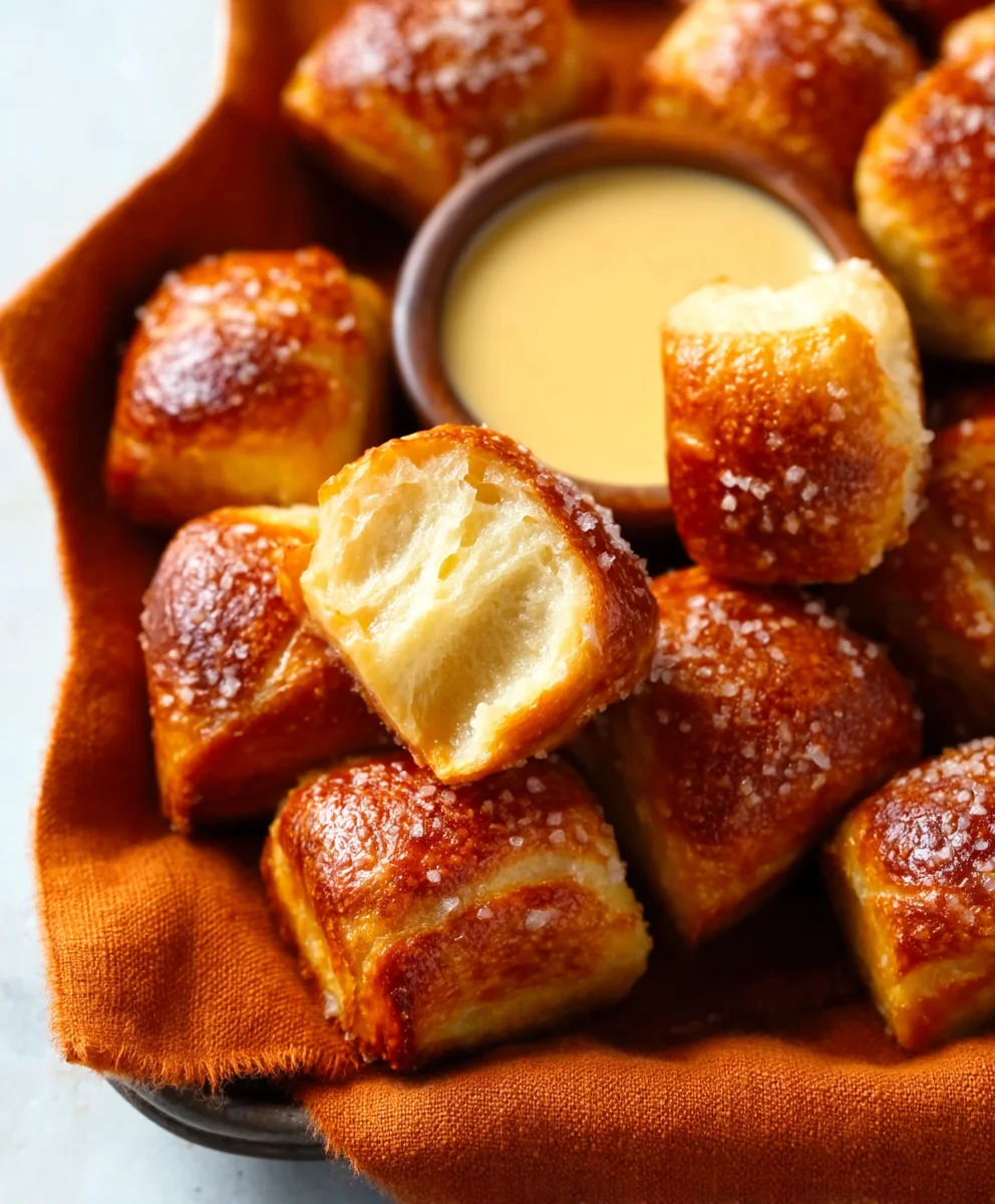 Buttery Soft Pretzel Bites-Easy Homemade Recipe