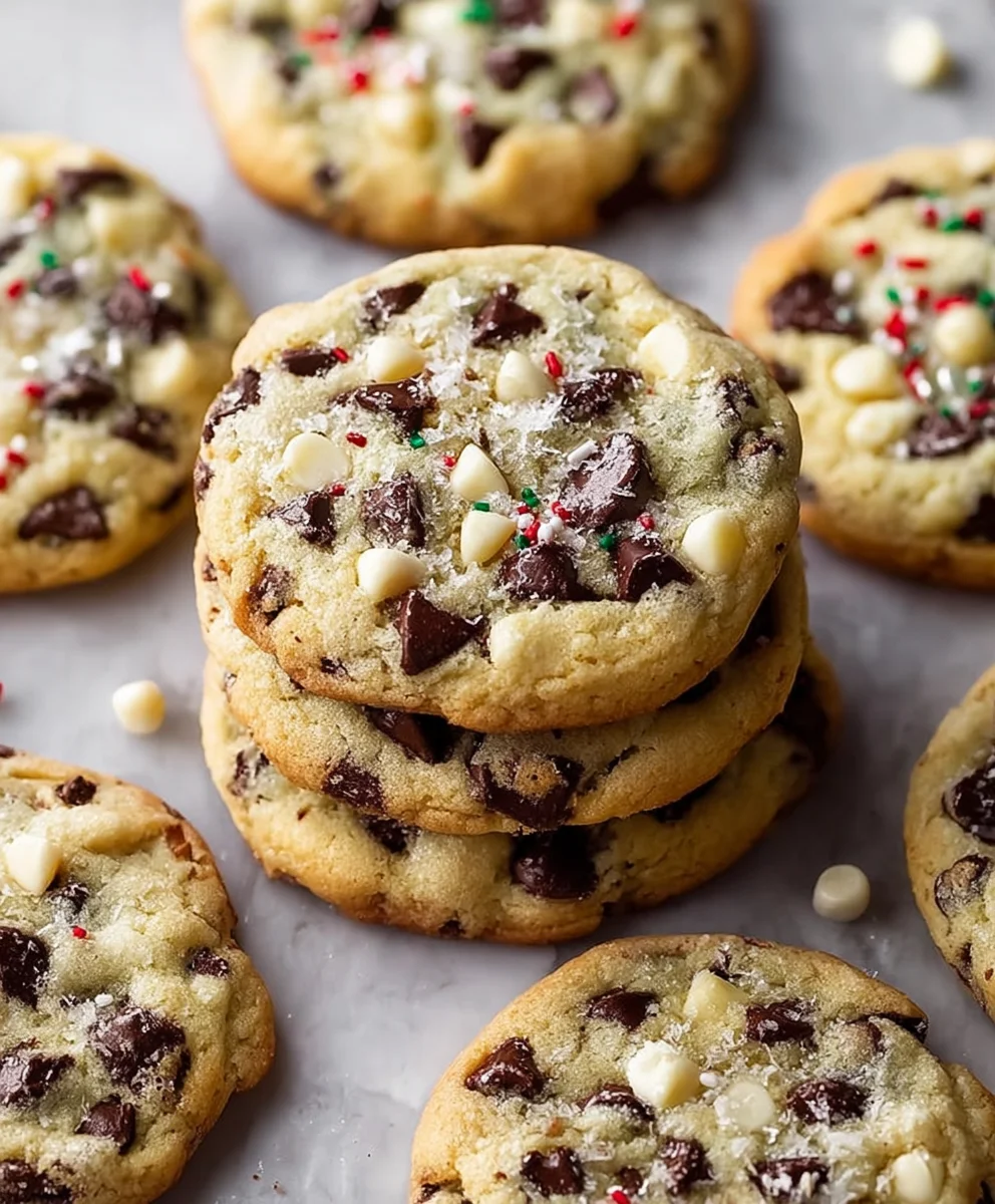Winter Wonderland Chocolate Chip Cookies-Easy Recipe