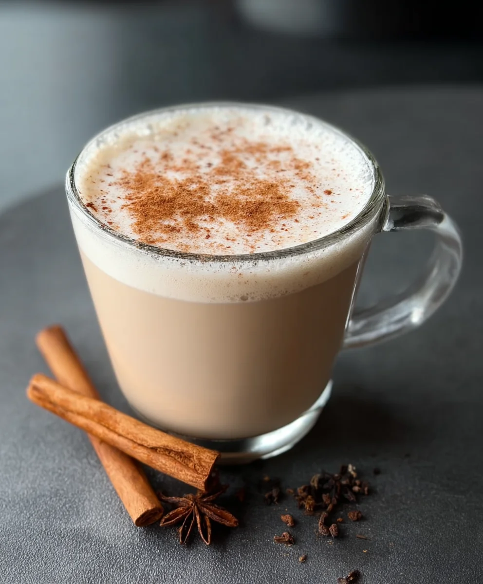 Homemade Vanilla Cinnamon Milk Tea-Wellness Drink