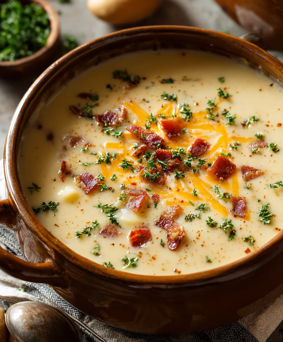 Outback Potato Soup-Rich & Creamy Flavor