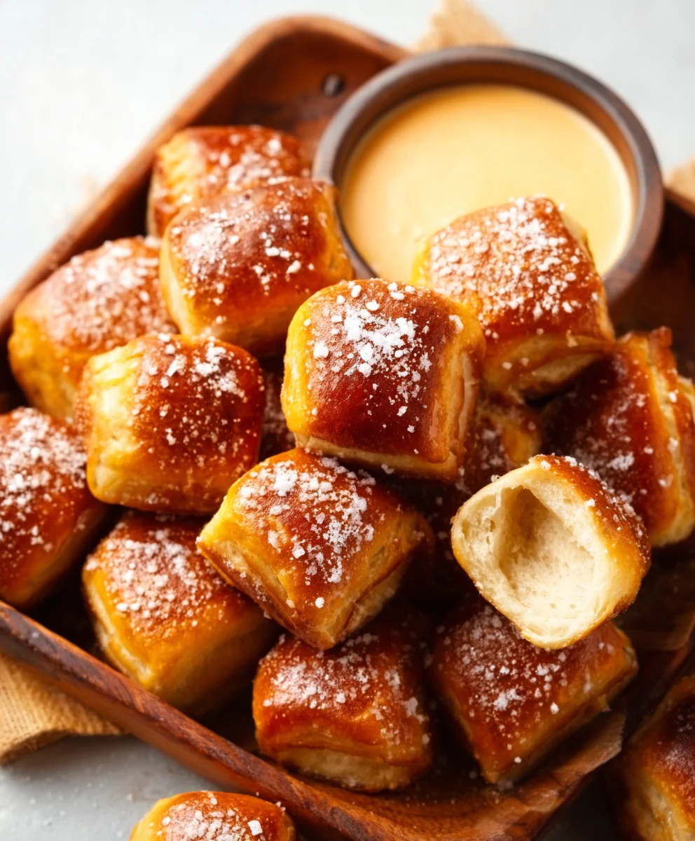 Buttery Soft Pretzel Bites-Easy Homemade Recipe