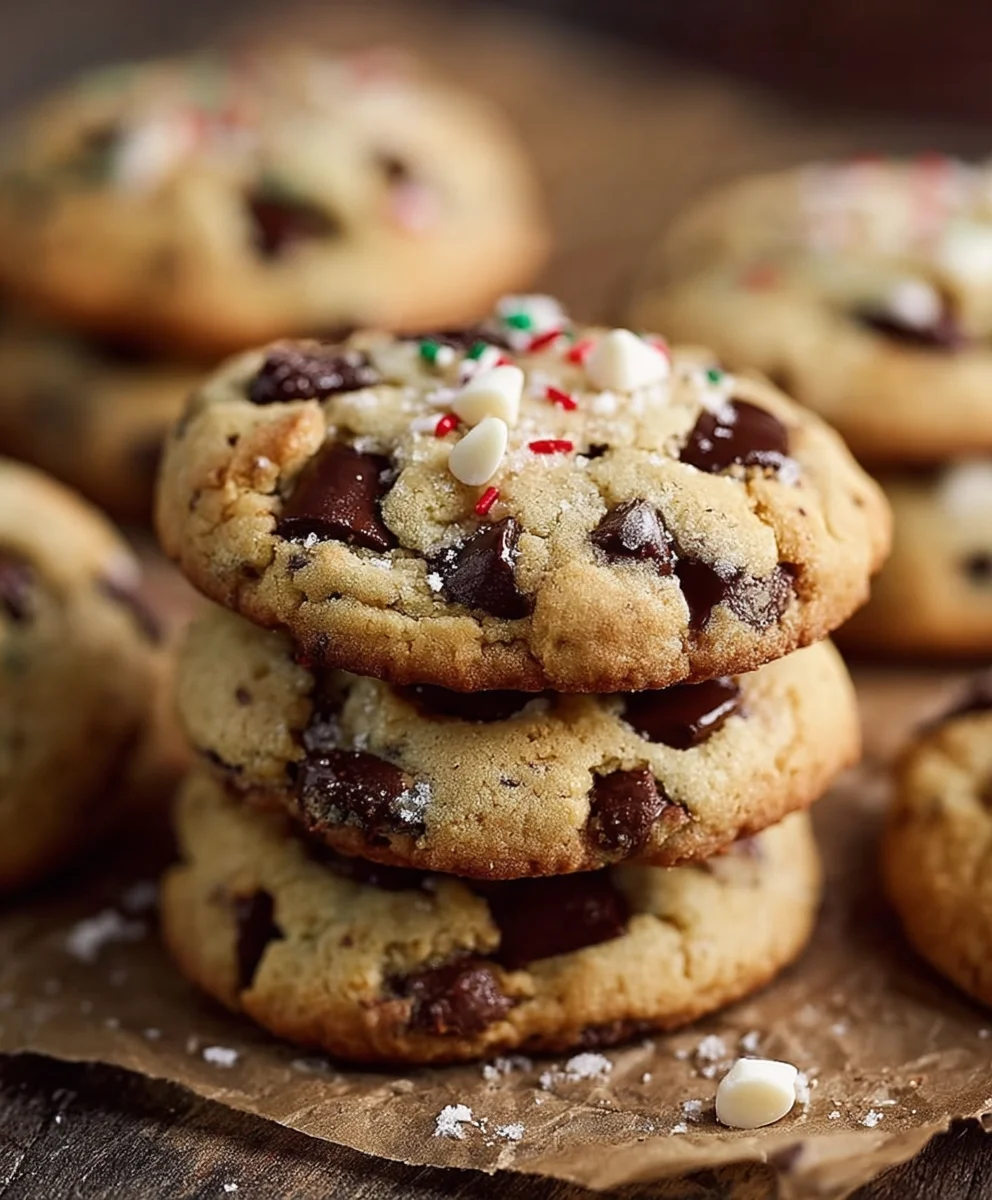 Winter Wonderland Chocolate Chip Cookies-Easy Recipe