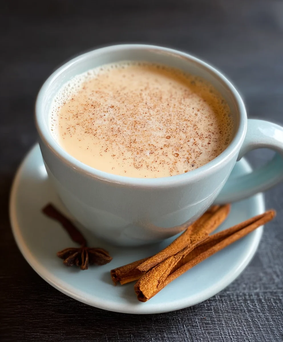 Homemade Vanilla Cinnamon Milk Tea-Wellness Drink