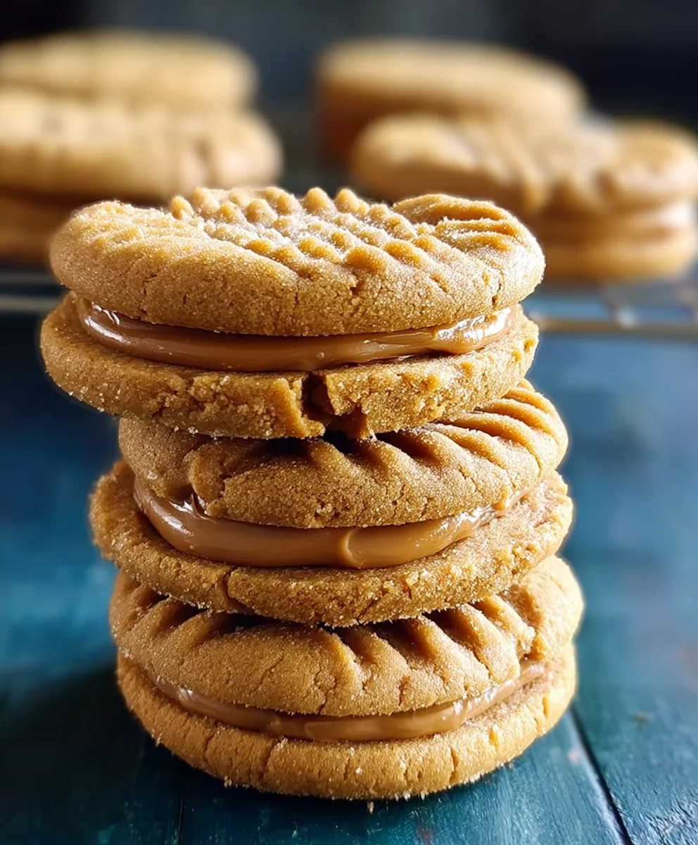 Easy Peanut Butter Sandwich Cookies Recipe