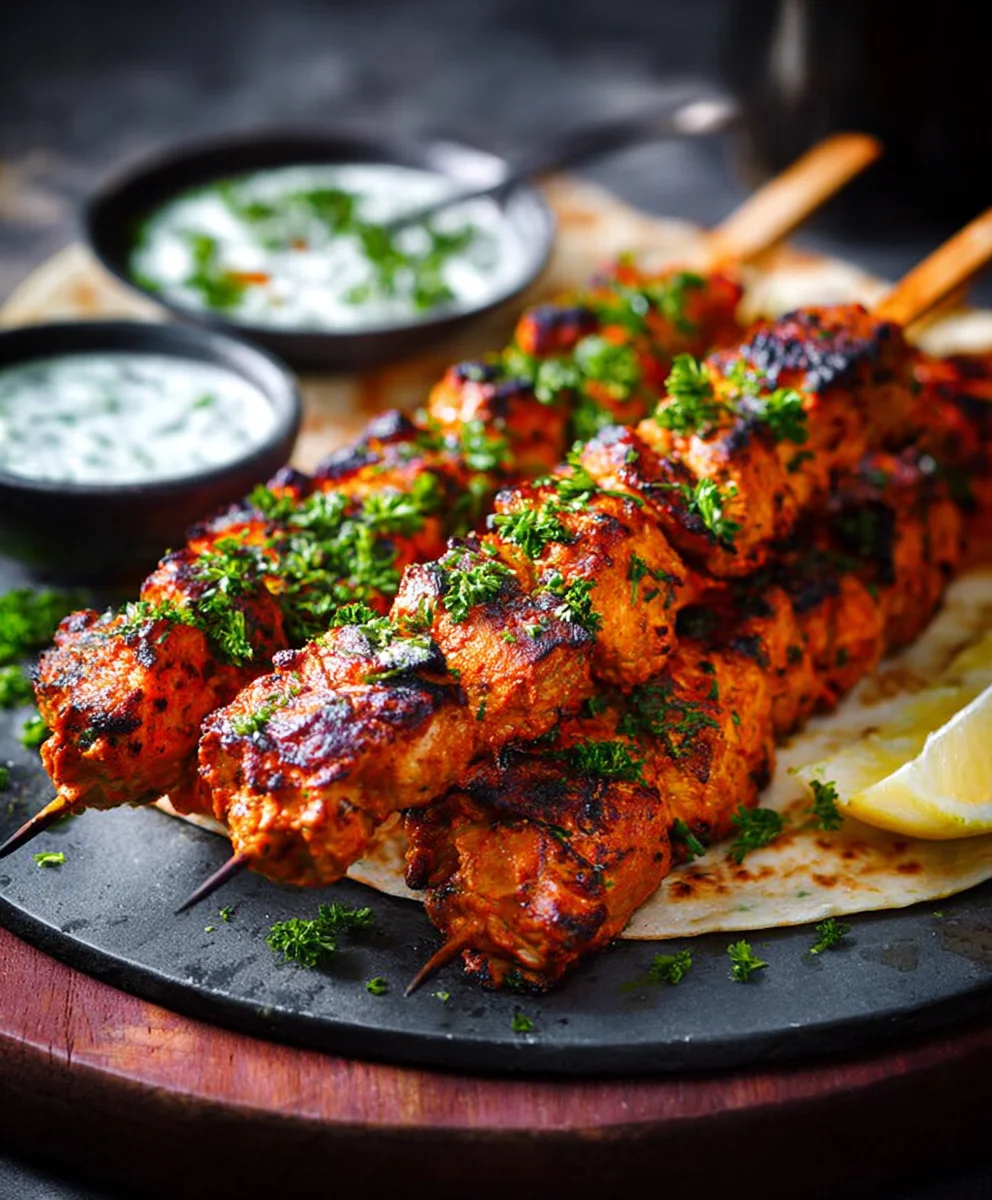 Easy Chicken Tikka Kebabs - Flavorful & Grilled