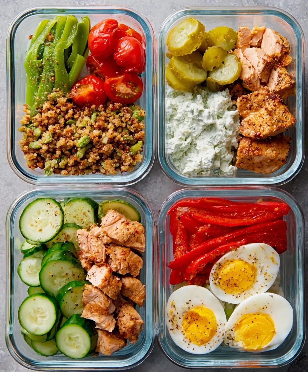 Quinoa and Black Bean Salad Meal Prep