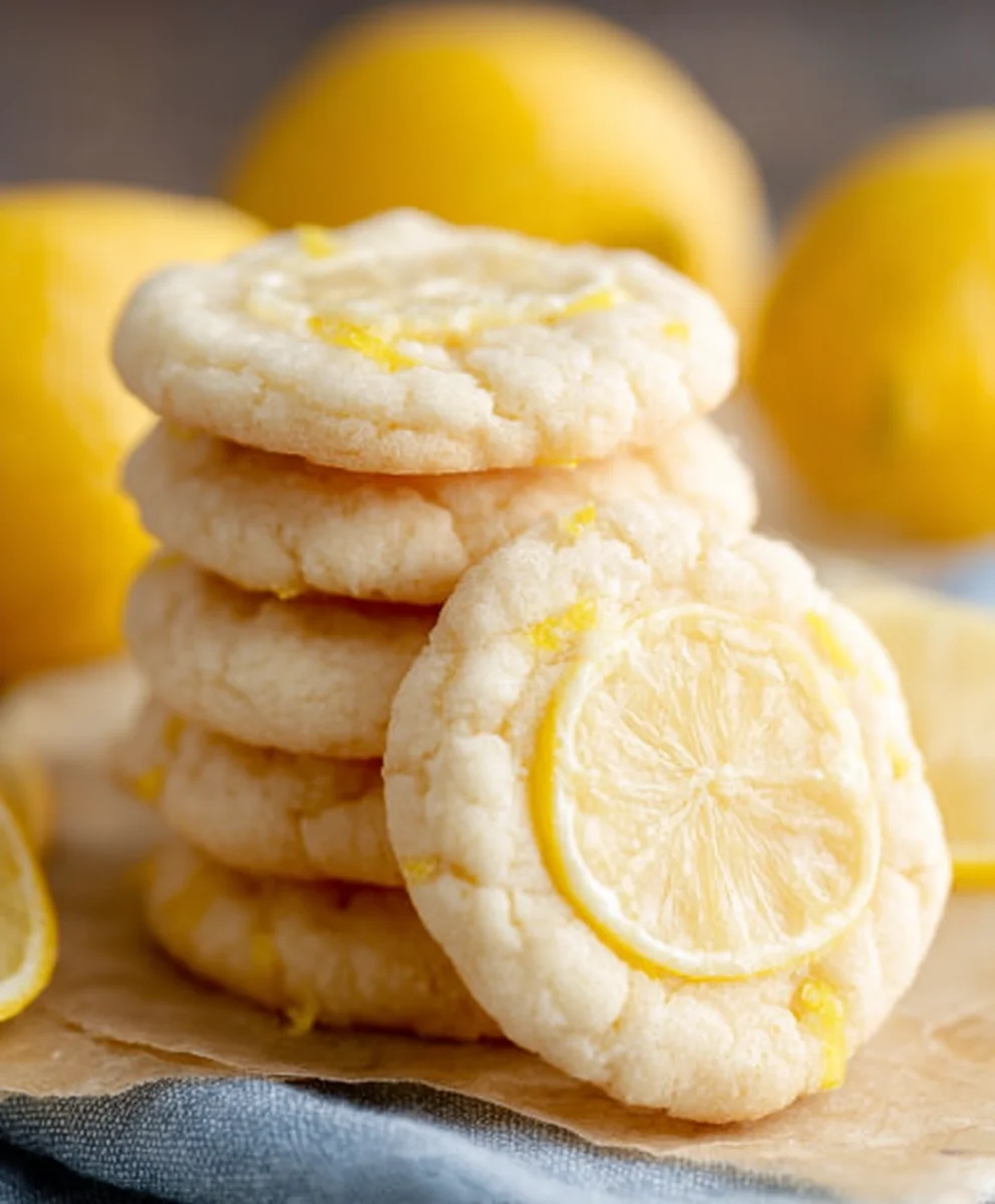 Easy Lemon Sugar Cookies-Perfectly Sweet & Zesty