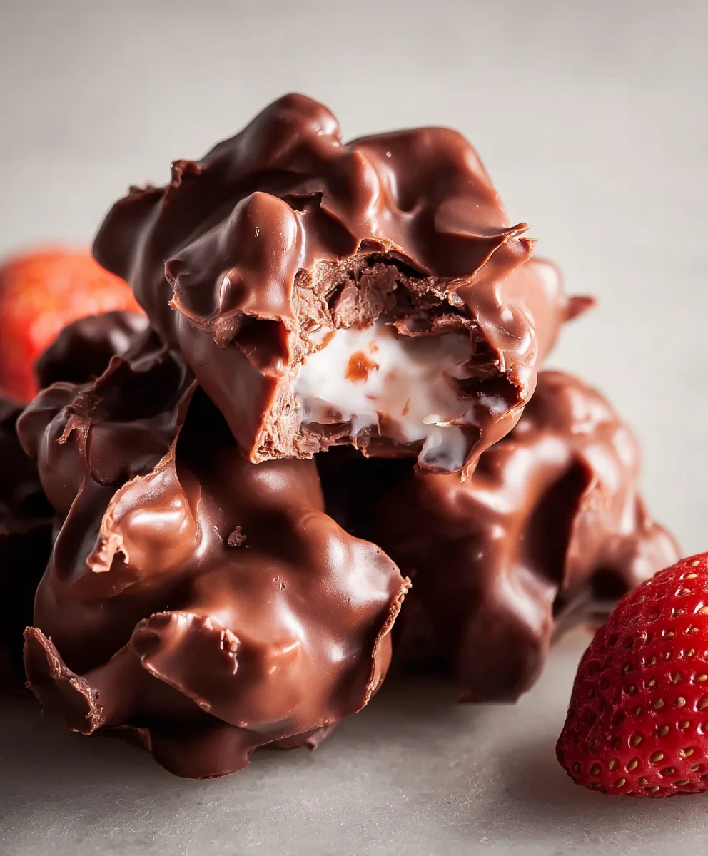Easy Frozen Chocolate Yogurt Clusters Recipe