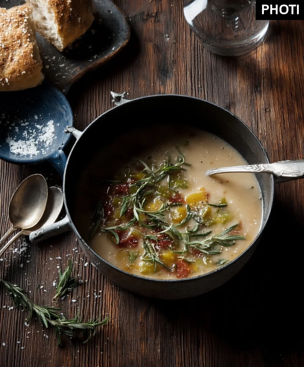 Hearty Beef Broth-Earthy Creamy Stew Recipe