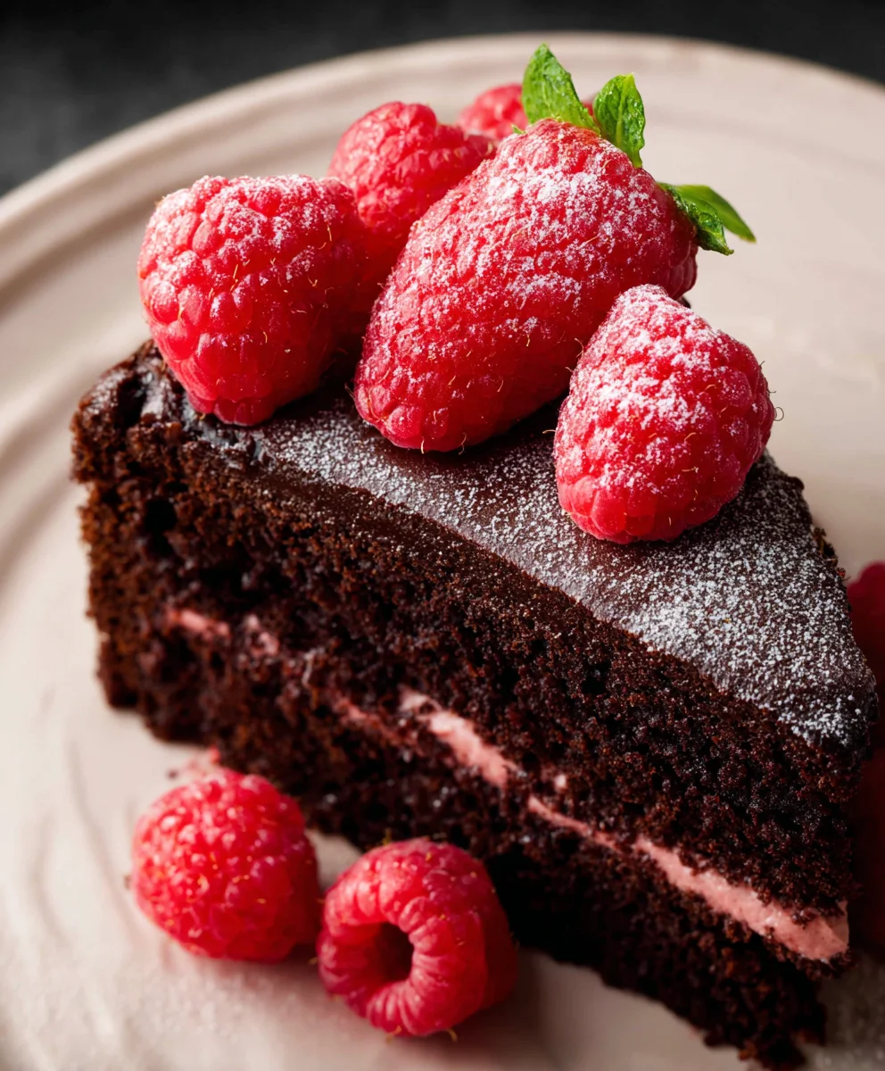Decadent Chocolate Raspberry Cake Recipe
