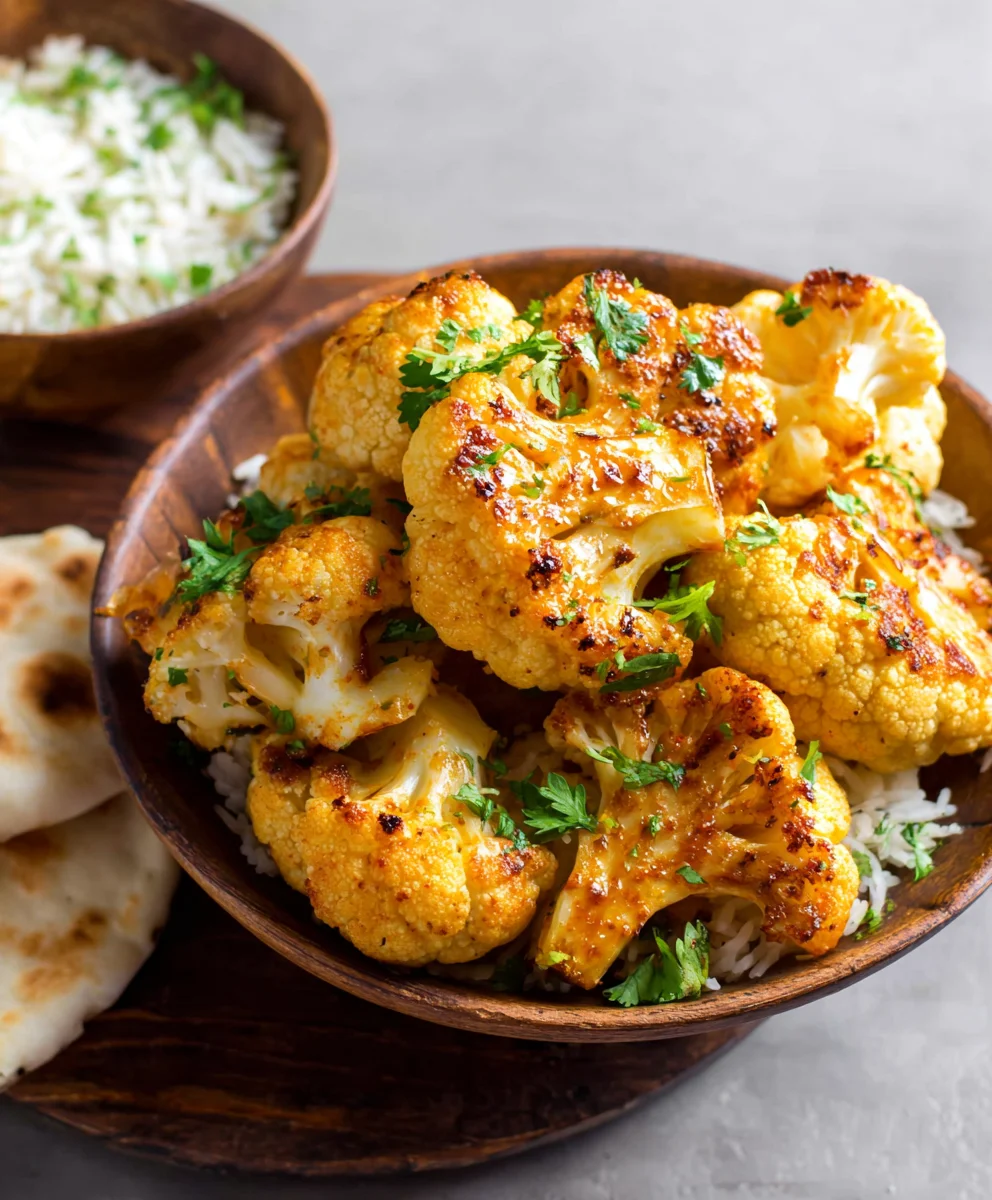 Buttery Roasted Cauliflower-Simple Delicious Side