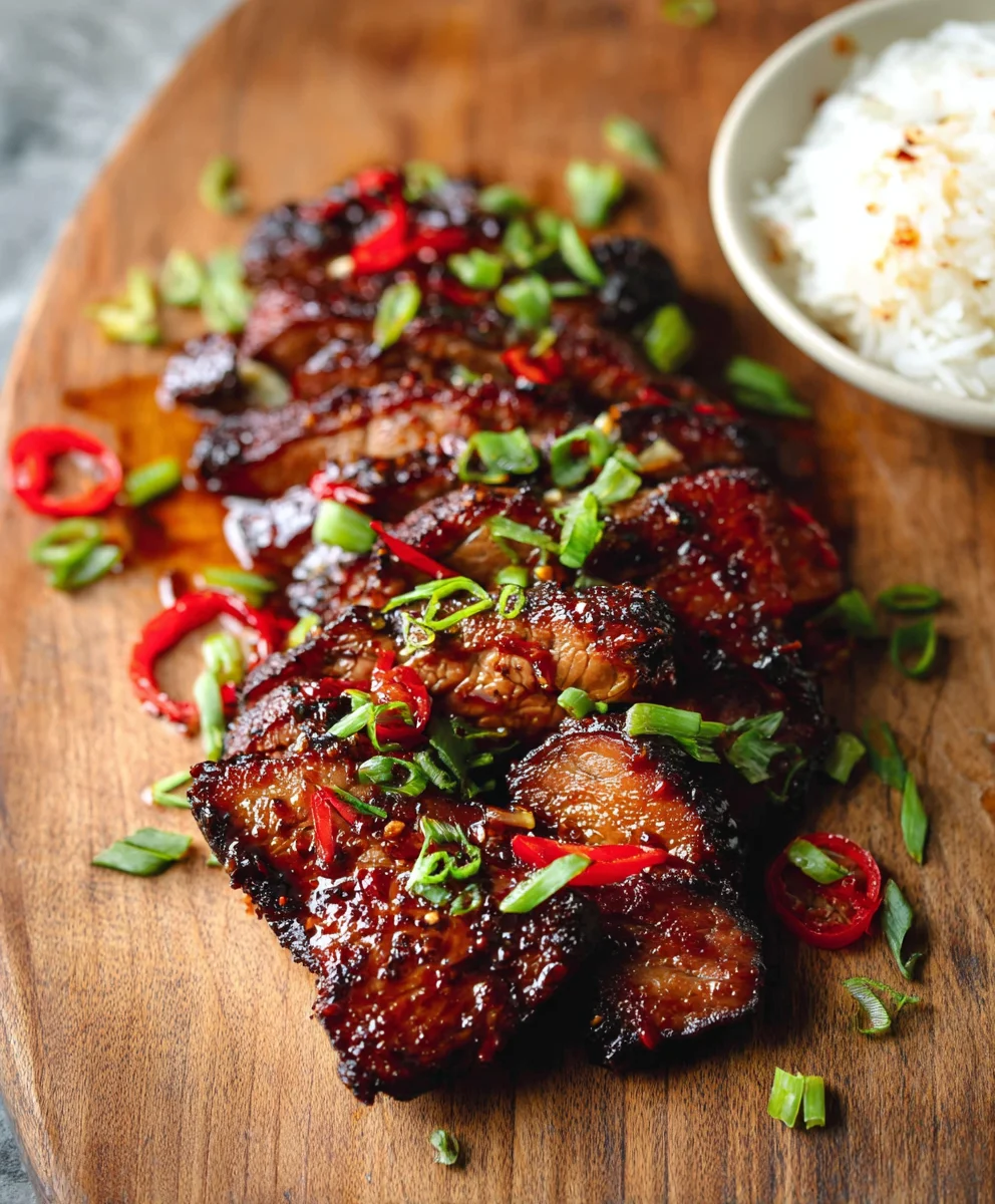 Easy Chinese BBQ Beef - Sweet & Savory Flavor