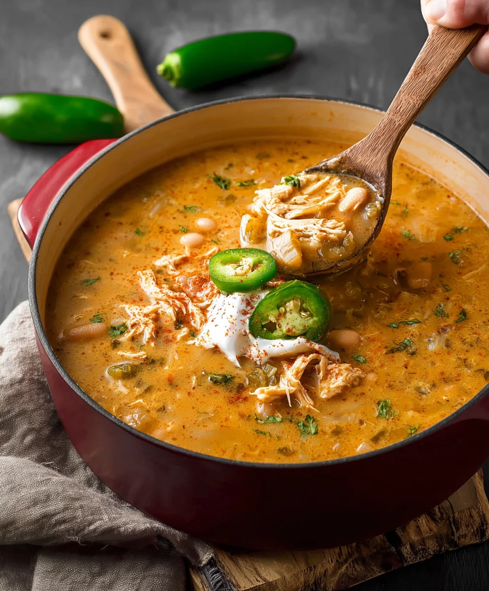 Spicy Cajun White Chicken Chili - Easy & Flavorful