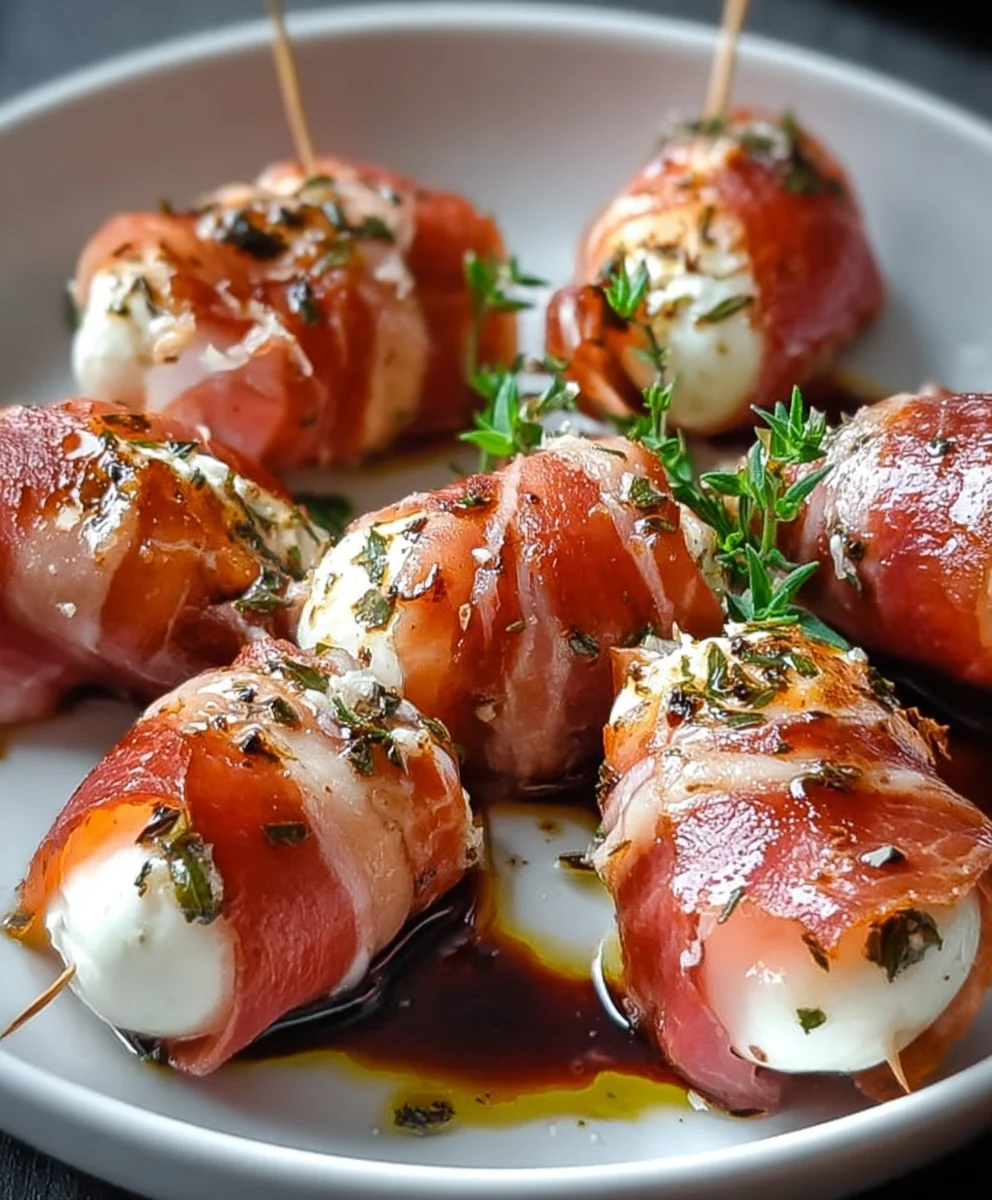 Beef Beef Prosciutto Mozzarella Bites-Easy Appetizer