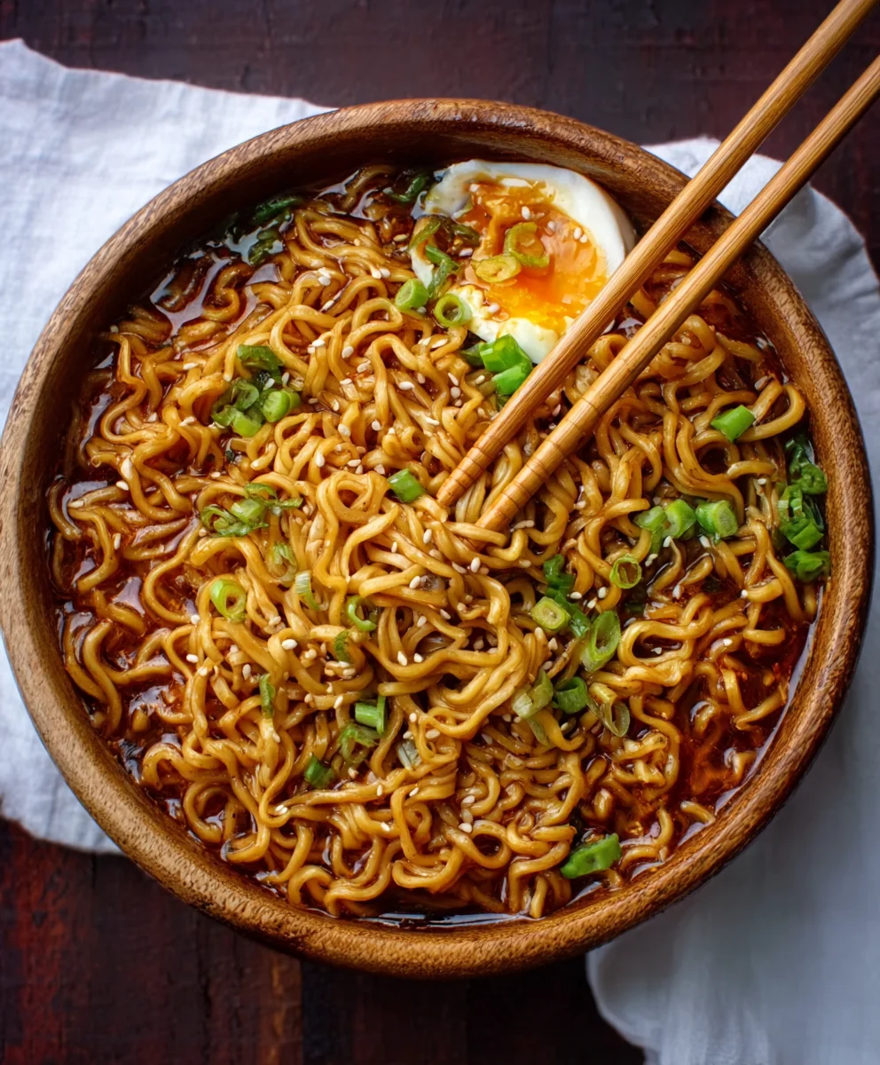 Easy Saucy Ramen Noodles - Quick & Delicious Meal