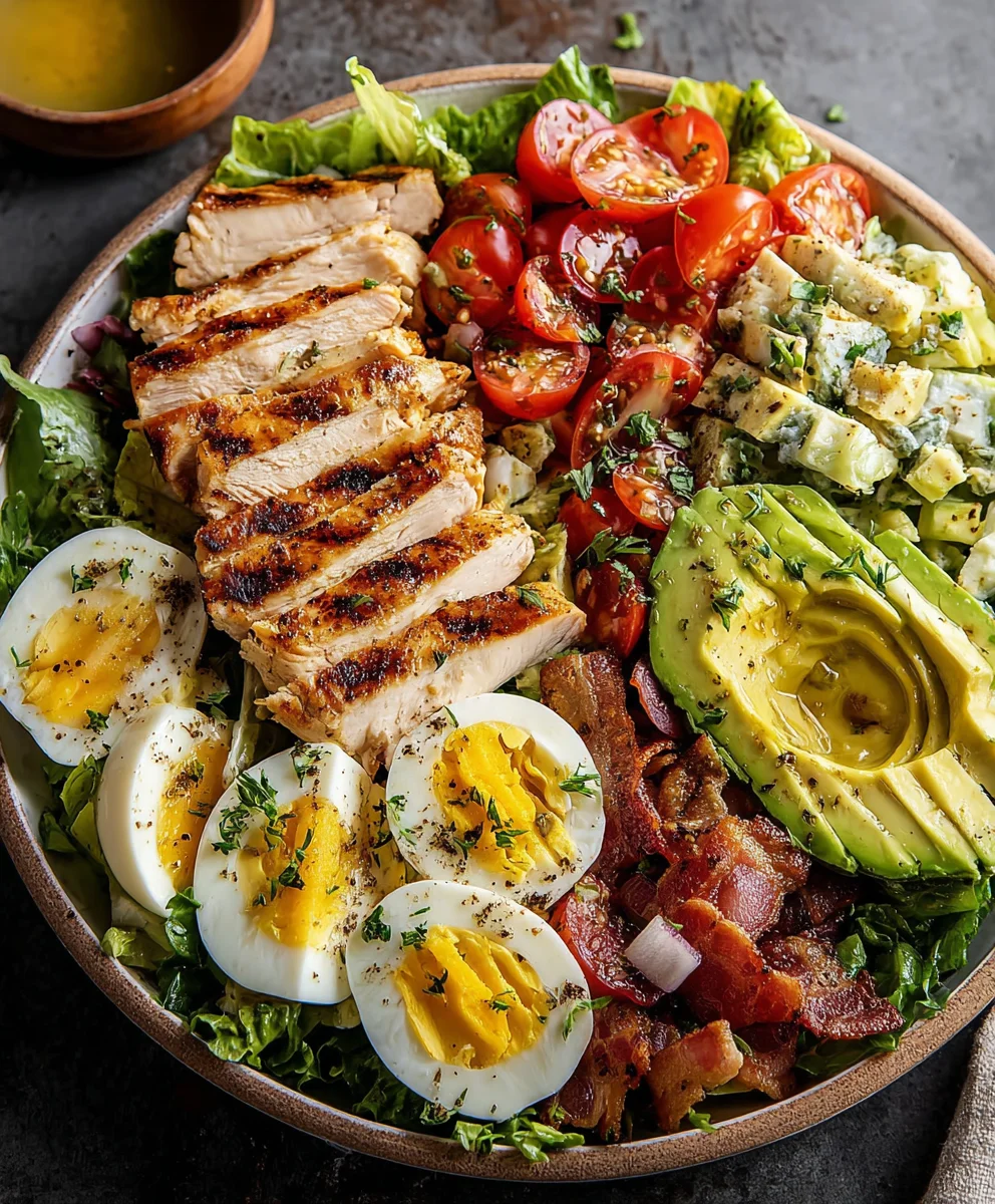 Non-Non-Non-Alcoholic Alternativeic Grilled Chicken Cobb Salad
