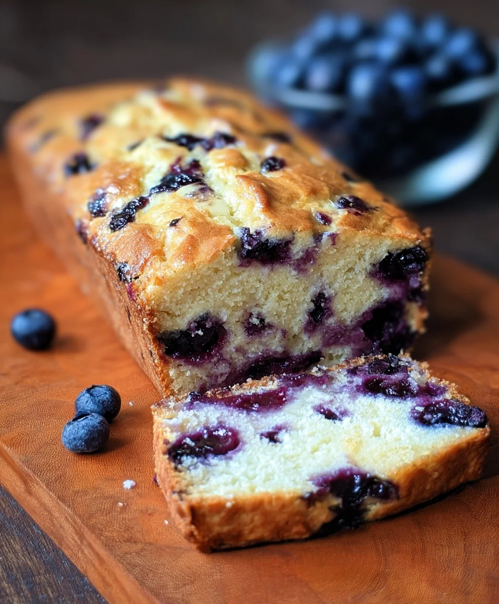 Blueberry Cream Cheese Bread Recipe-Sweet & Easy