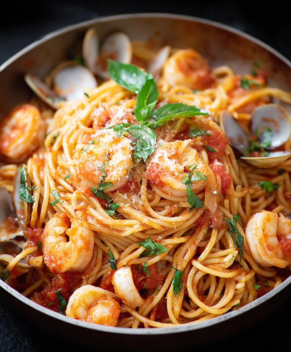 Easy Seafood Pasta Recipe-Flavorful & Quick Dinner
