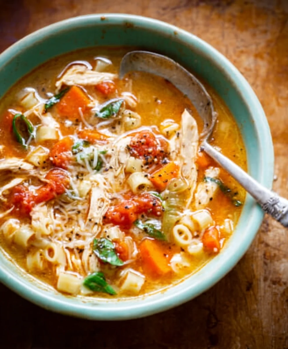 Sicilian Chicken Soup - Authentic Flavor, Comforting Meal