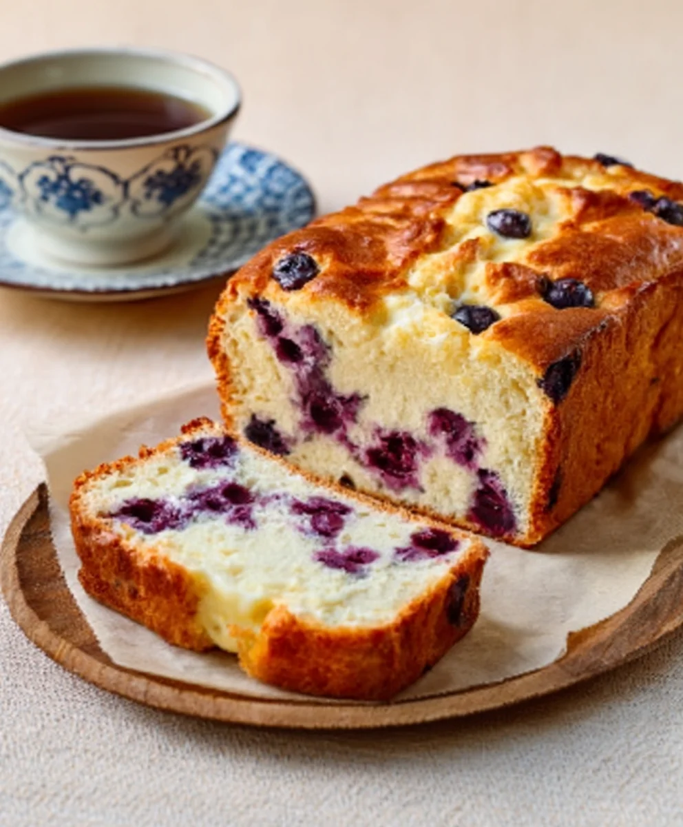 Blueberry Cream Cheese Bread-Sweet & Easy Recipe