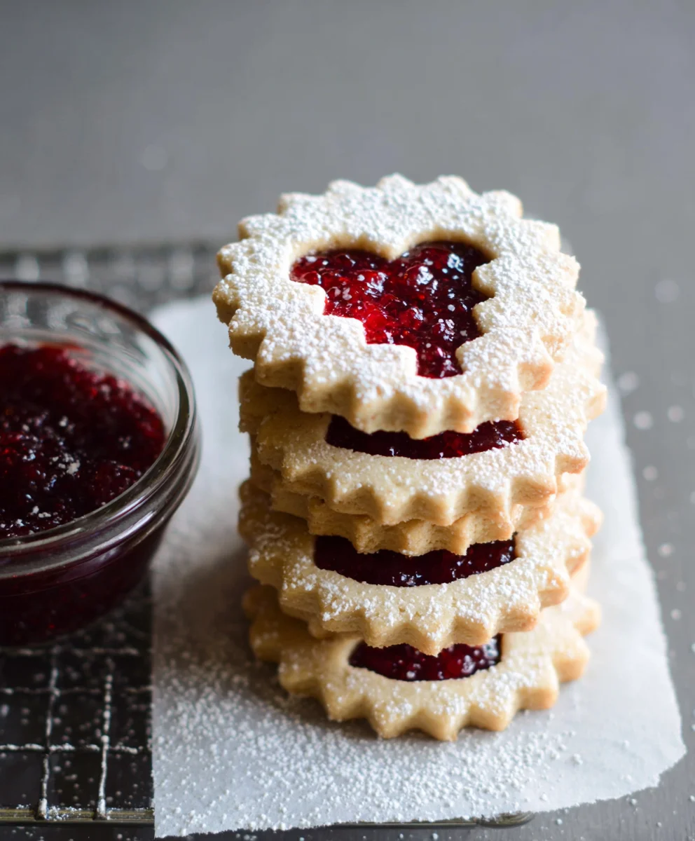 Delicious Raspberry Linzer Cookies - Easy Recipe