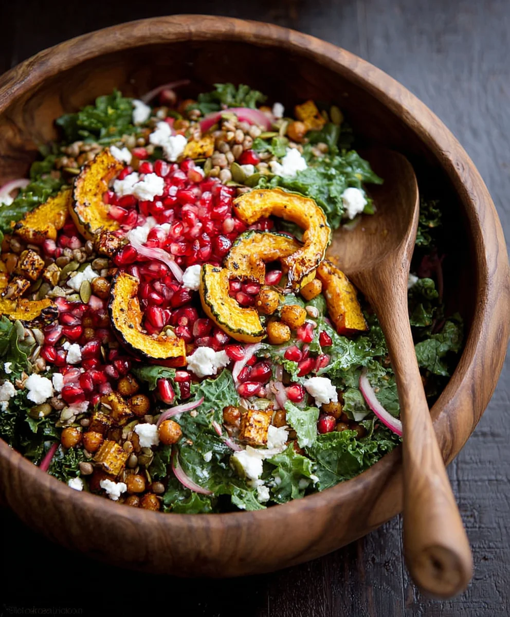 Autumn Harvest Salad-Pomegranate Delight
