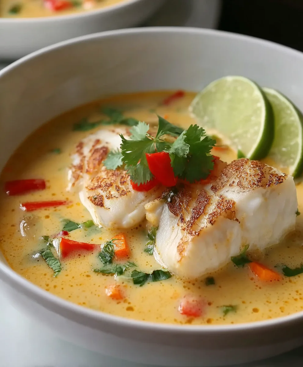 Coconut Lime Fish Soup - A Flavorful Delight