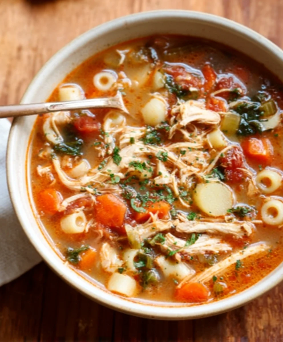 Sicilian Chicken Soup - Authentic Flavor, Comforting Meal