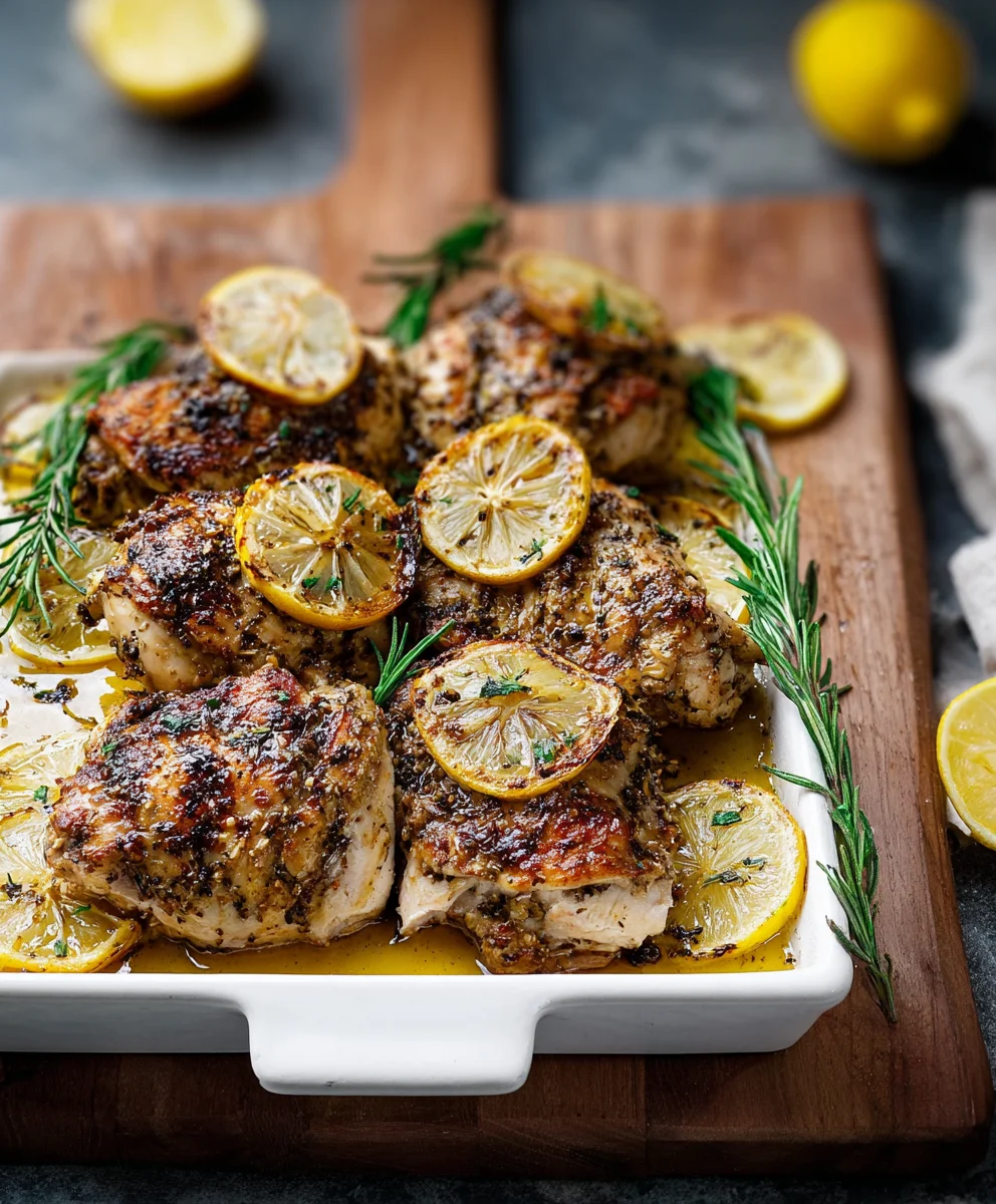 Greek Lemon Chicken - Juicy Flavorful Skillet Recipe
