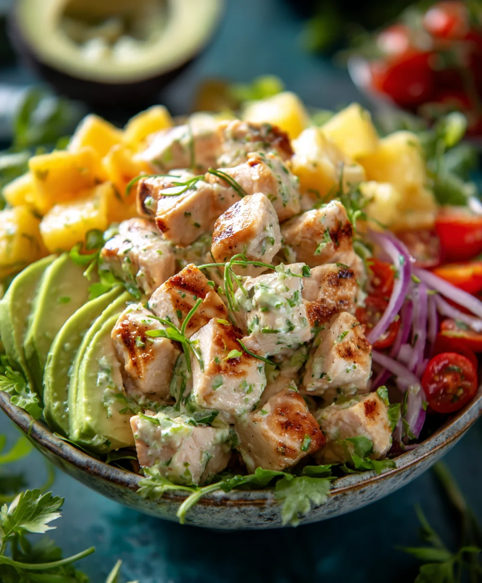 Hawaiian Chicken Salad - Gluten Free Whole Health