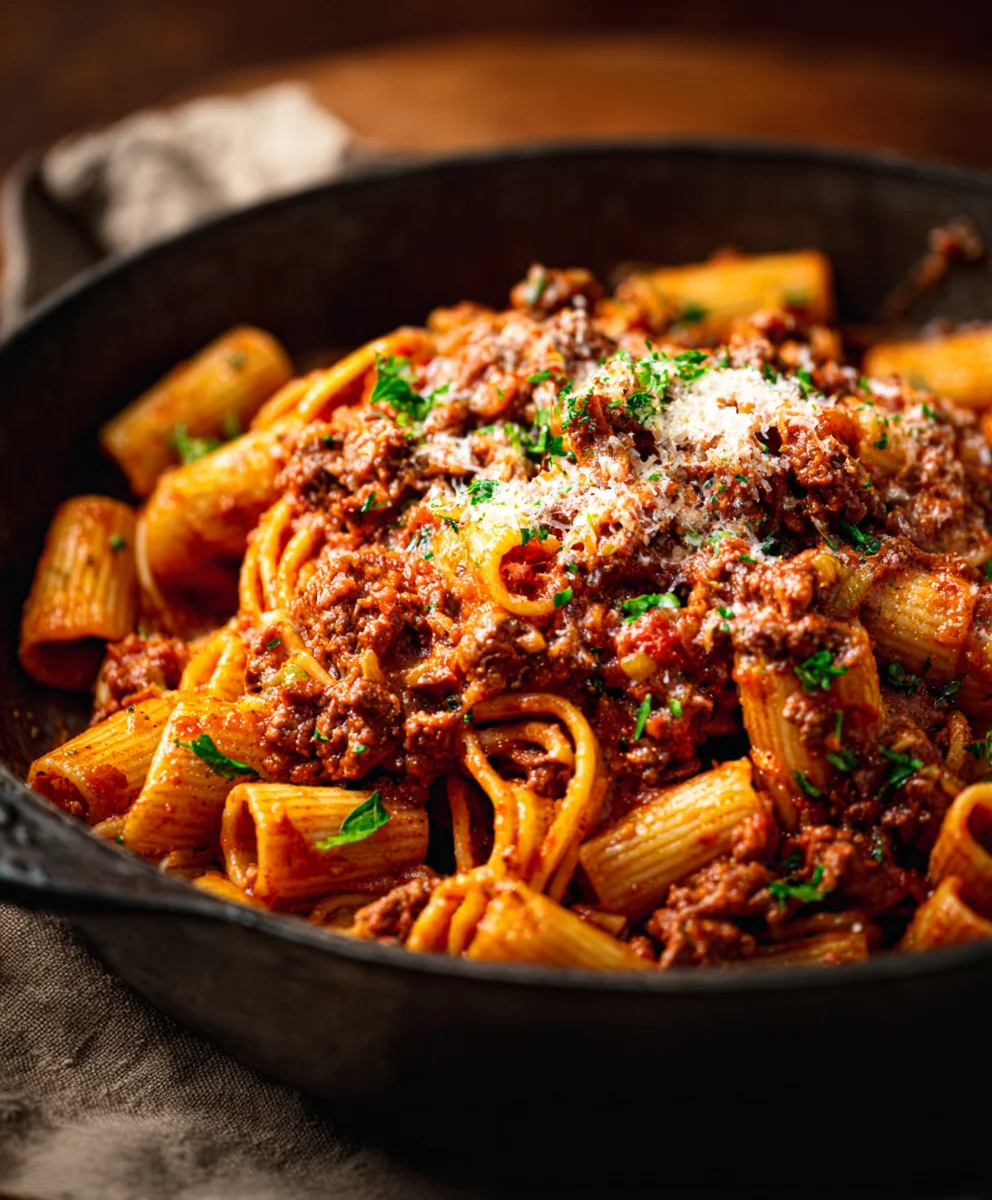 Hearty Beef Ragu Pasta - Easy Tomato Sauce Recipe